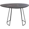 Safavieh Home Brooks Modern Faux Dark Grey Stone and Black Side Table(Grey / Black)