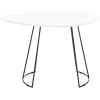 Safavieh Home Brooks Modern Faux Dark Grey Stone and Black Side Table(White / Black)