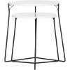 Safavieh Home Collection Ryne Modern White Lacquer Stacking Round Top End Table(White)