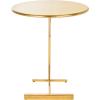 Safavieh Home Collection Sionne Yellow and Gold Round C Accent Table(Yellow / Gold)