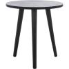 Safavieh Home Orion Modern Slate Grey Round Accent Table(Black)