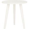 Safavieh Home Orion Modern Slate Grey Round Accent Table(Vintage White)