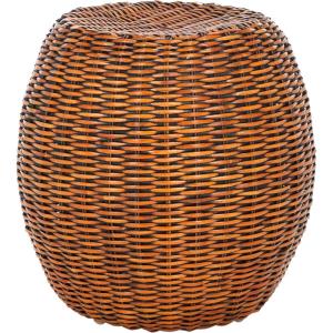 SAFAVIEH Home Collection Remi Brown End Table(Brown / Multi)