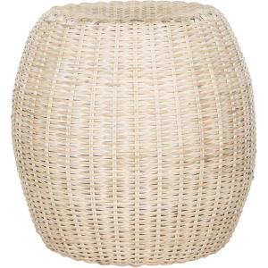 SAFAVIEH Home Collection Remi Brown End Table(White Washed)