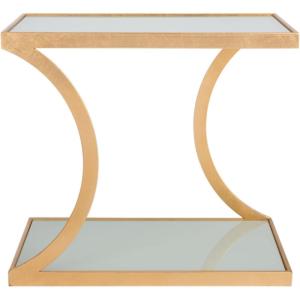 SAFAVIEH Home Collection Sullivan Silver Accent Table(Gold / White)