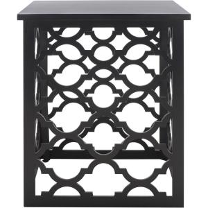 Safavieh American Homes Collection Lonny Distressed White End Table(Black)