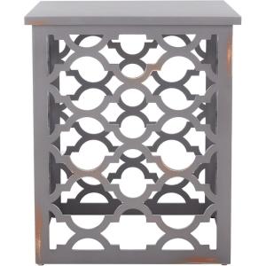 Safavieh American Homes Collection Lonny Distressed White End Table(Grey)