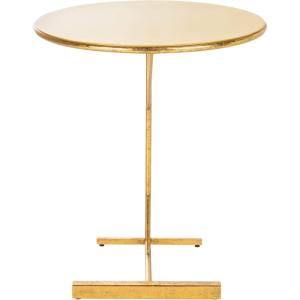 Safavieh Home Collection Sionne Yellow and Gold Round C Accent Table(Yellow / Gold)