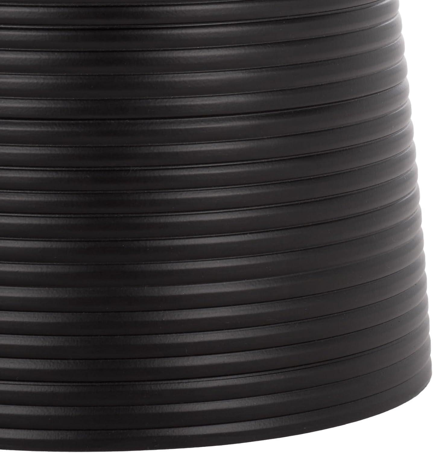 image:imageSAFAVIEH Home Collection Champeaux Black Metal Accent Table Round Top Pedestal Design FOX5527D