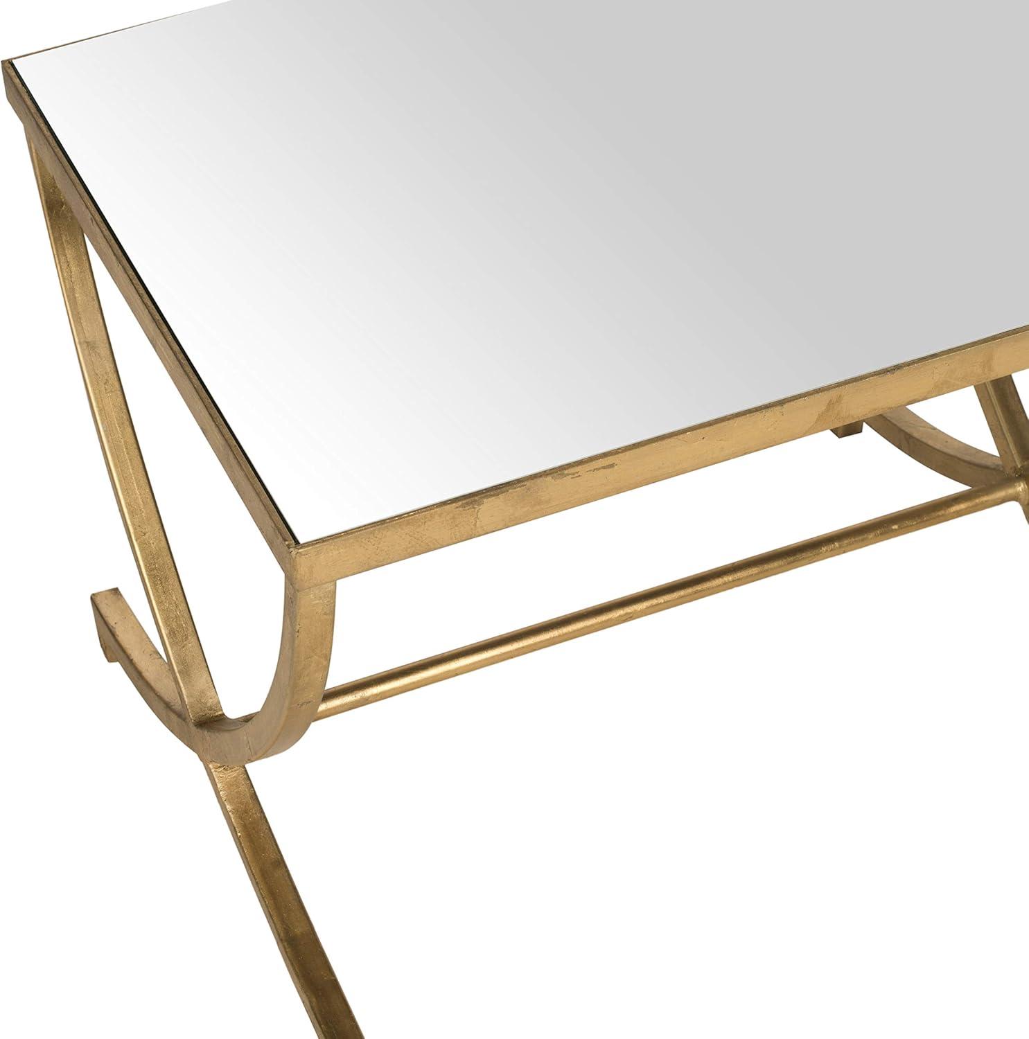 image:imageSAFAVIEH Home Collection Maureen Gold Accent Table
