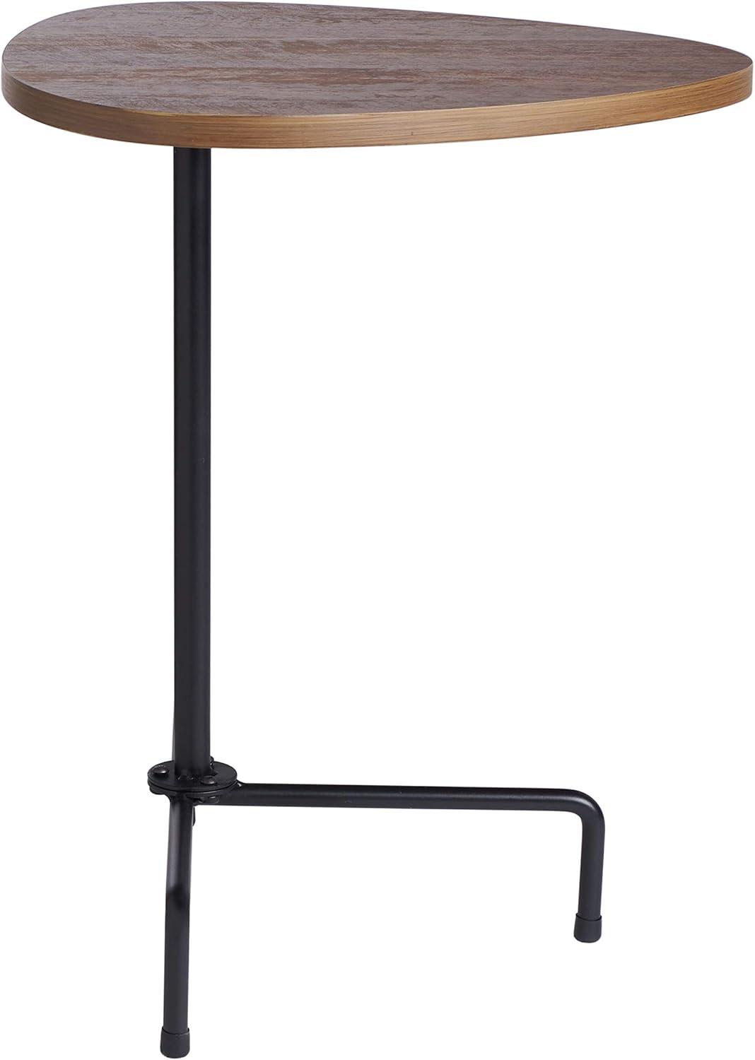 image:imageSafavieh Home Berlin White Lacquer and Black Tripod Side TableWalnut Black