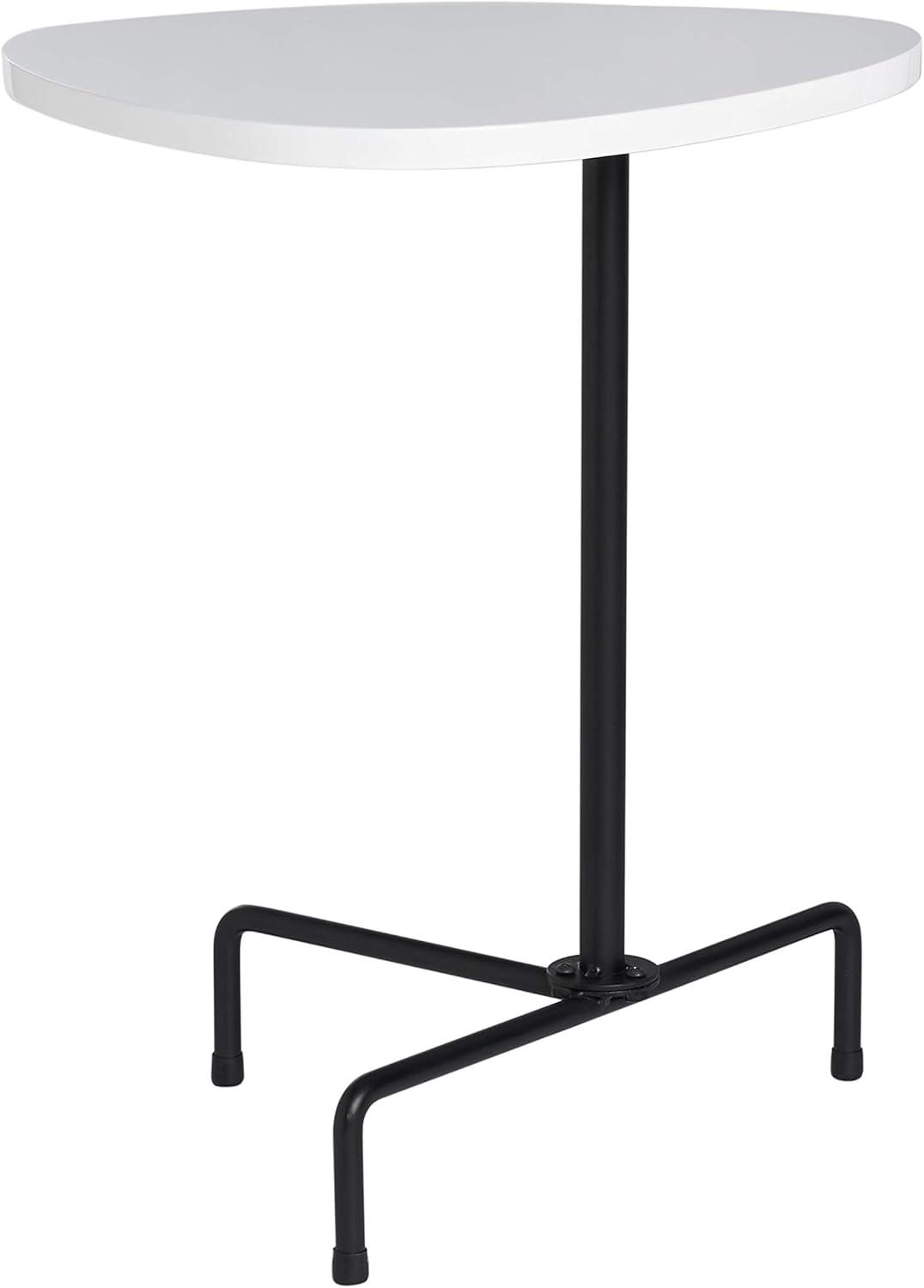 image:imageSafavieh Home Berlin White Lacquer and Black Tripod Side TableWhite Black