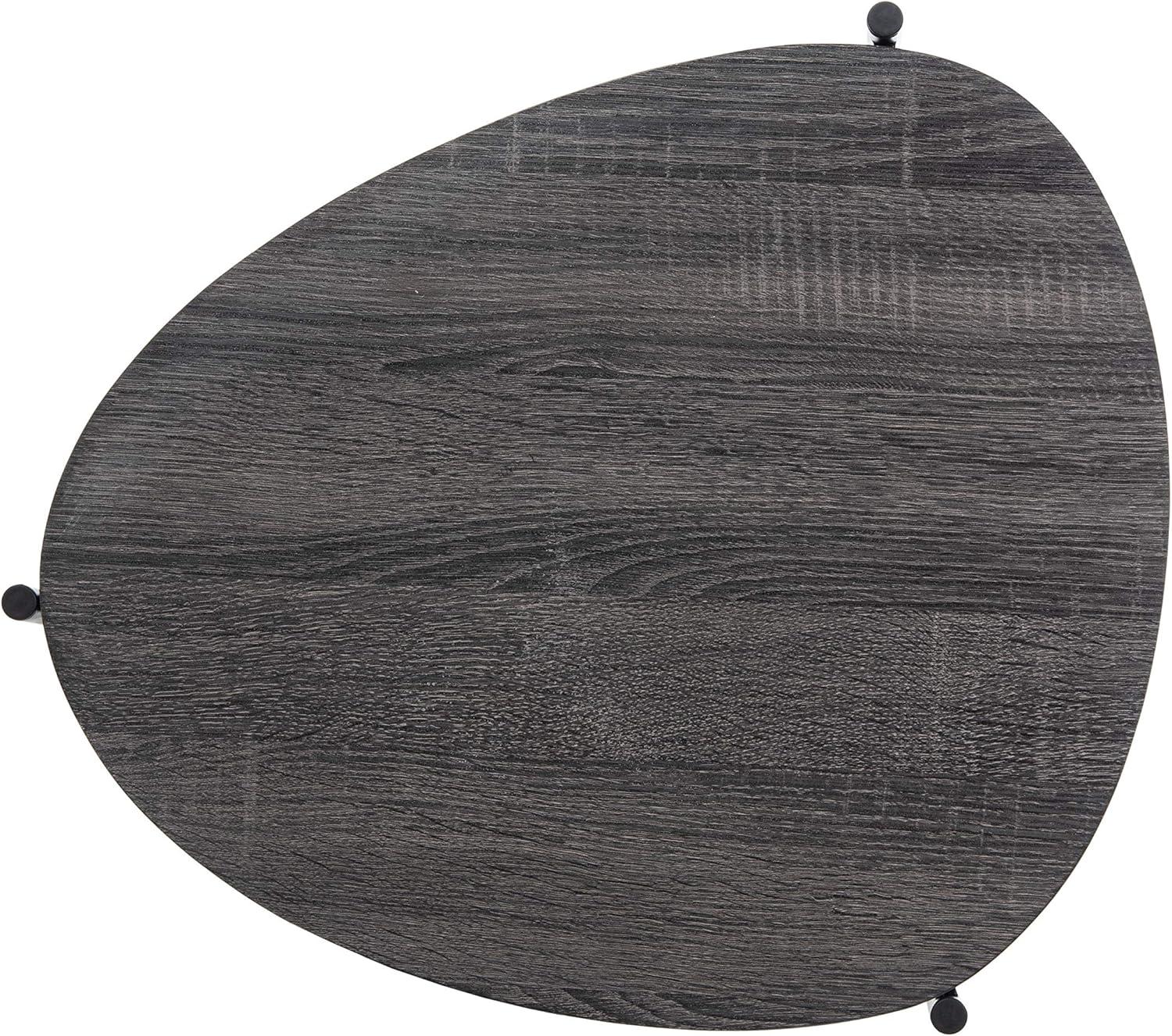 image:imageSafavieh Home Sven Dark Grey Oak and Black Side Table