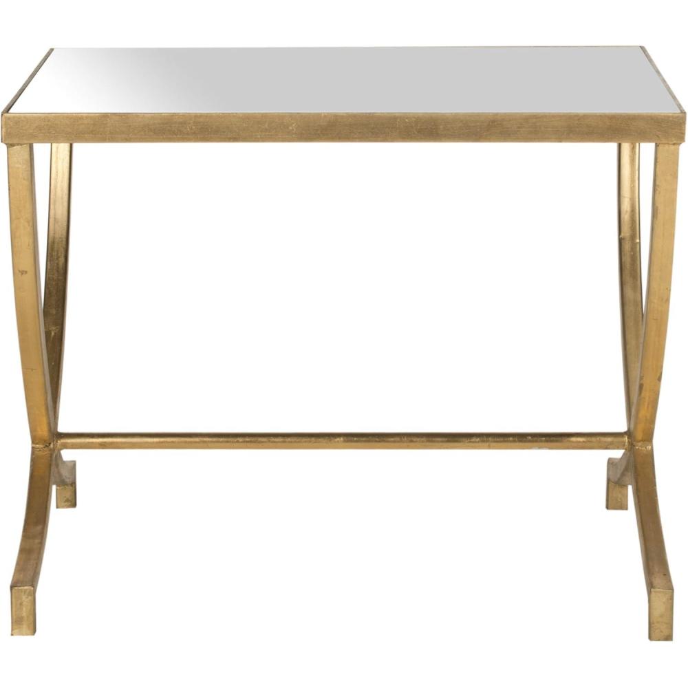 image:imageSAFAVIEH Home Collection Maureen Gold Accent Table