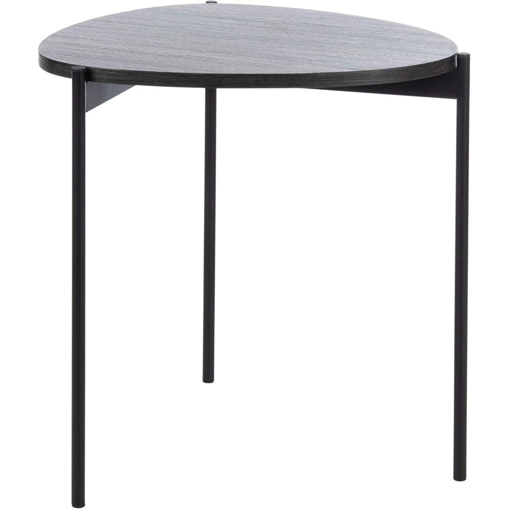 image:imageSafavieh Home Sven Dark Grey Oak and Black Side Table
