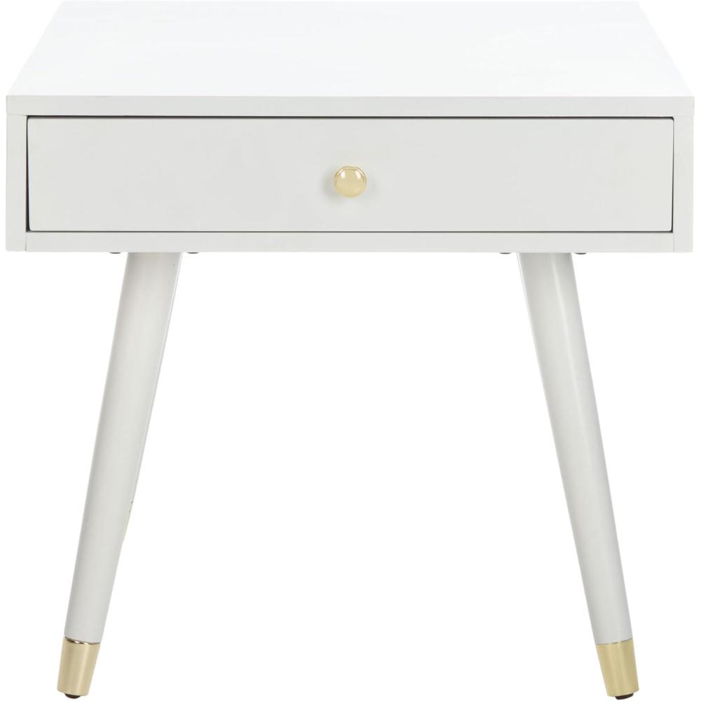 image:imageSafavieh Teagan End TableWhite  Gold