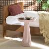 SAFAVIEH Home Collection – Hikuma Accent Table with Black Glass Top & Taupe Iron Base, Modern Round Side Table, Fully Assembled (ACC3234A)(Black/Taupe)
