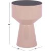 SAFAVIEH Home Collection – Sumiko Accent Table with Black Glass Top & Taupe Iron Base, Modern Sculptural Side Table, Fully Assembled (ACC3233A)(Black/Taupe)