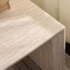 SAFAVIEH Home Collection – Woodrow Square Accent Table, Neutral Beige Faux Travertine Veneer (ACC7006B)(Faux Travertine)