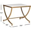 SAFAVIEH Home Collection Maureen Gold Accent Table