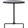Safavieh Home Berlin White Lacquer and Black Tripod Side Table(Black / Black)