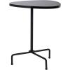 Safavieh Home Berlin White Lacquer and Black Tripod Side Table(Black / Black)