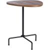 Safavieh Home Berlin White Lacquer and Black Tripod Side Table(Walnut / Black)