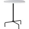 Safavieh Home Berlin White Lacquer and Black Tripod Side Table(White / Black)