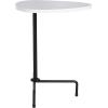 Safavieh Home Berlin White Lacquer and Black Tripod Side Table(White / Black)
