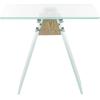 Safavieh Home Collection Modern Loft Glass Grey Accent Table