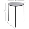 Safavieh Home Sven Dark Grey Oak and Black Side Table