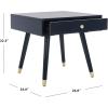 Safavieh Teagan End Table(Navy / Gold)