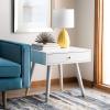 Safavieh Teagan End Table(White / Gold)