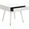 Safavieh Teagan End Table(White / Gold)