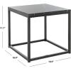 Safavieh Winnie Round Side End Table(Black)