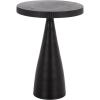 SAFAVIEH Home Collection – Champeaux Black Metal Accent Table, Round Top Pedestal Design (FOX5527D)