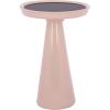 SAFAVIEH Home Collection – Hikuma Accent Table with Black Glass Top & Taupe Iron Base, Modern Round Side Table, Fully Assembled (ACC3234A)(Black/Taupe)