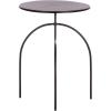 SAFAVIEH Home Collection – Saburo Round White Iron Accent Table, Modern Minimalist Side Table, Fully Assembled (ACC3243B)(Black)