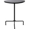 Safavieh Home Berlin White Lacquer and Black Tripod Side Table(Black / Black)