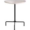 Safavieh Home Berlin White Lacquer and Black Tripod Side Table(Light Grey Oak / Black)
