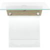 Safavieh Home Collection Modern Loft Glass Grey Accent Table