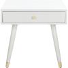 Safavieh Teagan End Table(White / Gold)