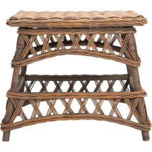 SAFAVIEH Home Collection Sora Natural Wicker Accent Table