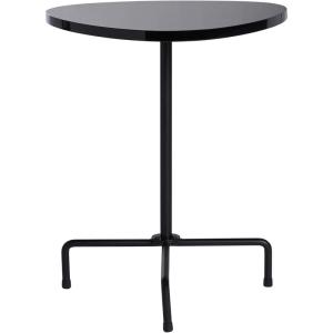 Safavieh Home Berlin White Lacquer and Black Tripod Side Table(Black / Black)