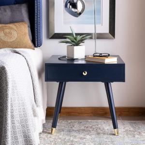 Safavieh Teagan End Table(Navy / Gold)