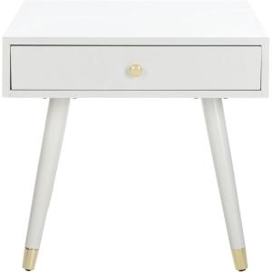 Safavieh Teagan End Table(White / Gold)