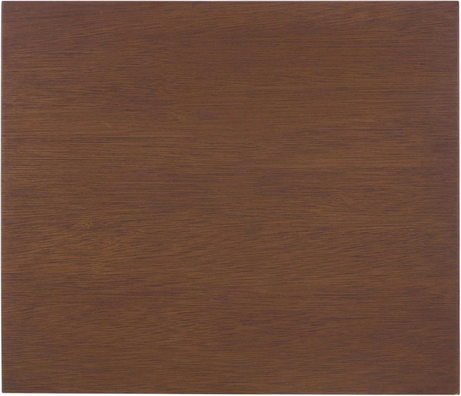image:imageSAFAVIEH Home Collection Kannie Dark Oak Accent Table 1 Drawer Side Table Scalloped Apron Detail Fully Assembled ACC6614ADark Oak