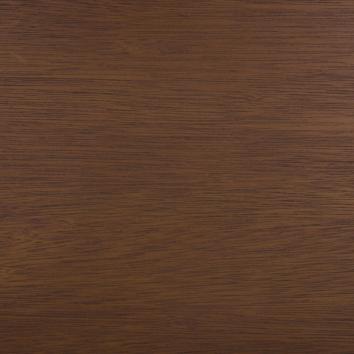 image:imageSAFAVIEH Home Collection Kannie Dark Oak Accent Table 1 Drawer Side Table Scalloped Apron Detail Fully Assembled ACC6614ADark Oak