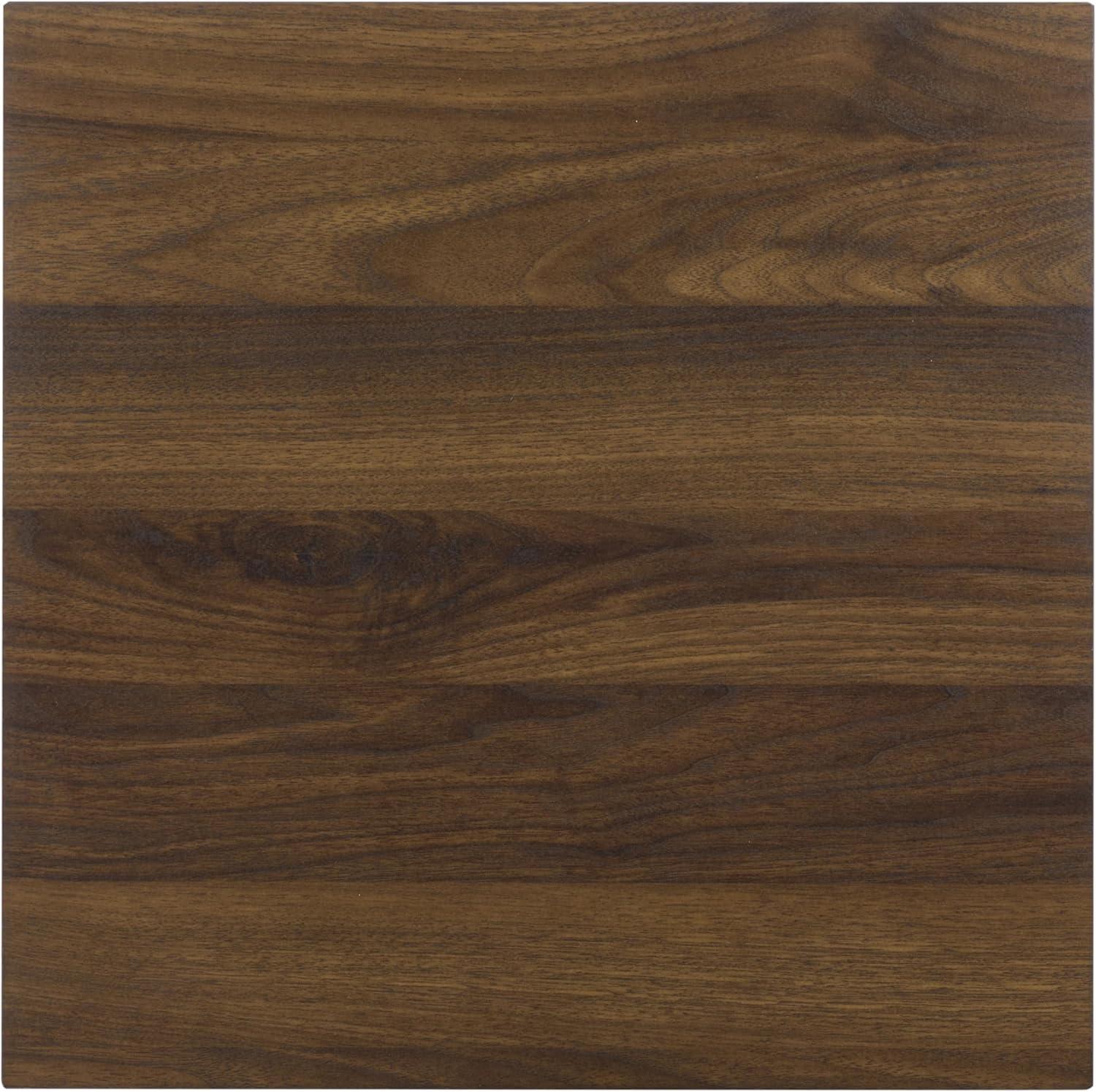 image:imageSAFAVIEH Home Collection Moroto 1Drawer 1Shelf Accent Table Walnut Finish Storage Side Table for Living Room or Bedroom Modern Design ACC3602AWalnut