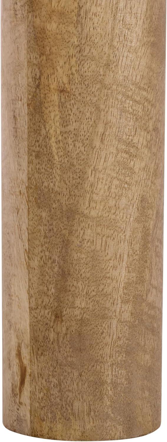 image:imageSAFAVIEH Home Collection Shazza Natural Rattan Accent Table Solid Wood Legs Rustic Boho Design Fully Assembled ACC6510ANatural